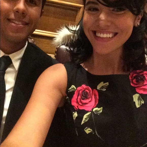 Vintage Cocktail Floral Dress - Picture 4 of 8